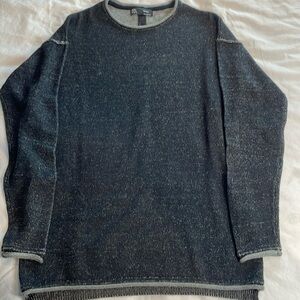 Bershka Men’s Henley Crew Sweater Size Small